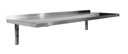Image de Etagère murale pleine en Inox ferritique -  Profondeur 300 mm