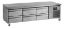 Image de Soubassement réfrigéré 3x2 tiroirs pour bac gastro GN 1/1 dessus inox 