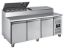 Image de Table à sandwiches groupe latéral avec couvercle inox  3 portes 600X400 MM **