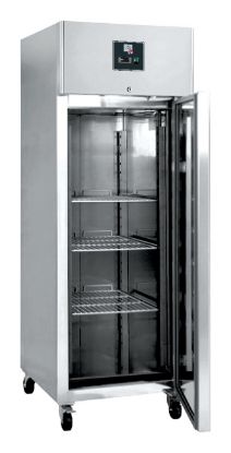 Image de Armoire réfrigérée positive inox 1 porte pleine 650L