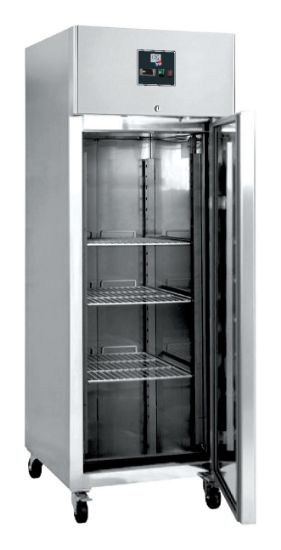 Image de Armoire réfrigérée négative inox 1 porte pleine 650L