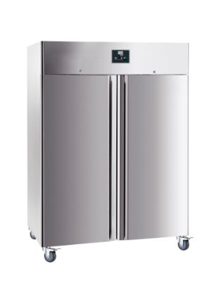 Image de Armoire réfrigérée positive inox 2 portes 1400L