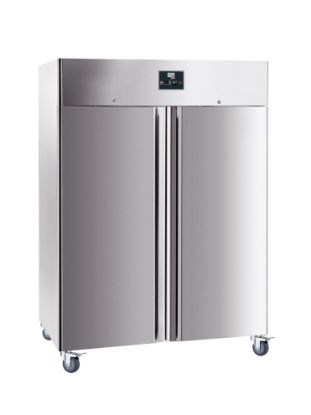 Image de Armoire réfrigérée négative inox 2 portes 1400L