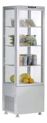 Image de Vitrine à pâtisseries blanche 235L