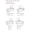 Image de Table entrée/sortie pour machines à paniers 500 x 500 ou 600 x 500 - 80204