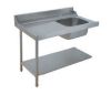 Image de Table de prélavage pour machines à paniers 500 x 500 ou 600 x 500 - 80205
