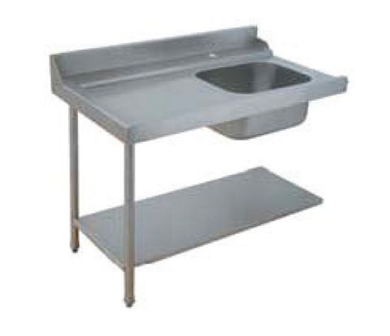 Image de Table de prélavage pour machines à paniers 500 x 500 ou 600 x 500 - 80205