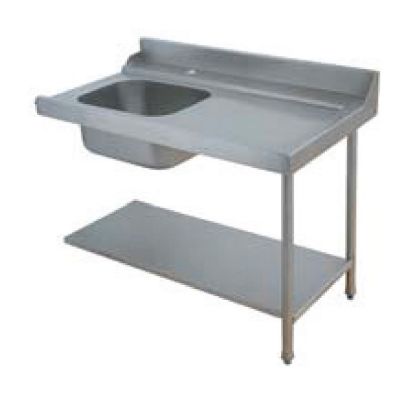 Image de Table de prélavage pour machines à paniers 500 x 500 ou 600 x 500 - 80206
