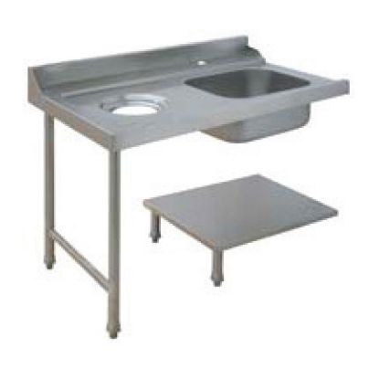 Image de Table de prélavage pour machines à paniers 500 x 500 ou 600 x 500  - 80207