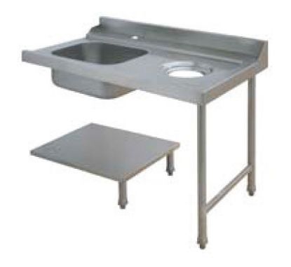 Image de Table de prélavage pour machines à paniers 500 x 500 ou 600 x 500  - 80208