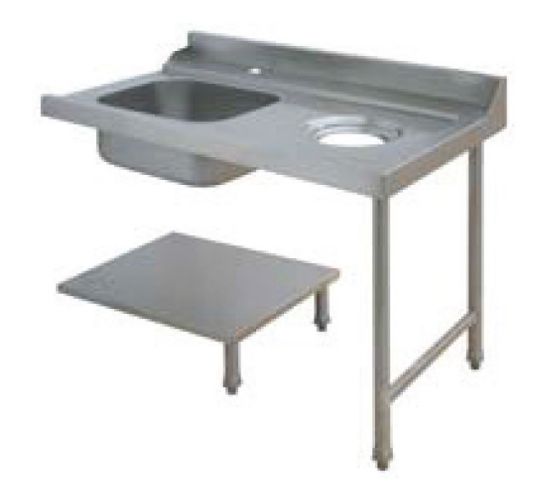 Image de Table de prélavage pour machines à paniers 500 x 500 ou 600 x 500  - 80208