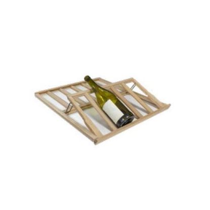 Image de Etagère de présentation en hêtre inclinable pour cave à vin
