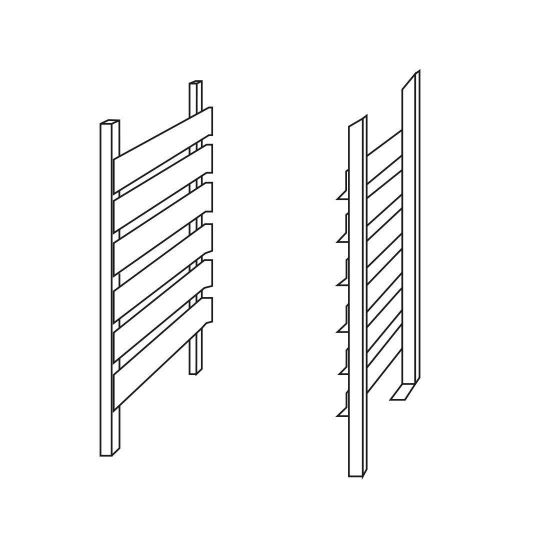 Image de Kit échelle de transformation format pâtissier en format GN1/1 pour GR205 - GASTRO M