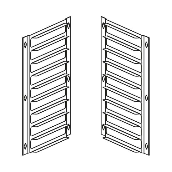 Image de Kit échelle de transformation format pâtissier en format GN1/1 pour GR206 - GASTRO M