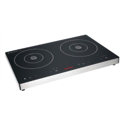 Image de Plaque de cuisson induction double  à commande tactile 3 kW - CATERLITE