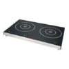 Image de Plaque de cuisson induction double  à commande tactile 3 kW - CATERLITE