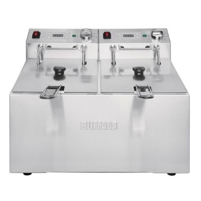 Image de Friteuse double avec minuterie 2x5L 2x2,8kW - BUFFALO