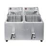 Image de Friteuse double avec minuterie 2x8L 2,9kW - BUFFALO