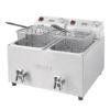 Image de Friteuse double avec minuterie 2x8L 2,9kW - BUFFALO