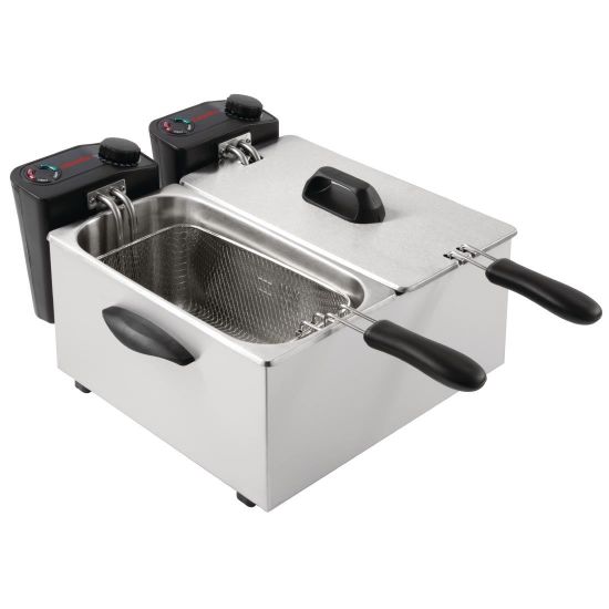 Image de Friteuse de comptoir double 2x3,5L - CATERLITE