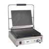 Image de Grand grill de contact simple plaque supérieure rainurée et inférieure lisse - BUFFALO