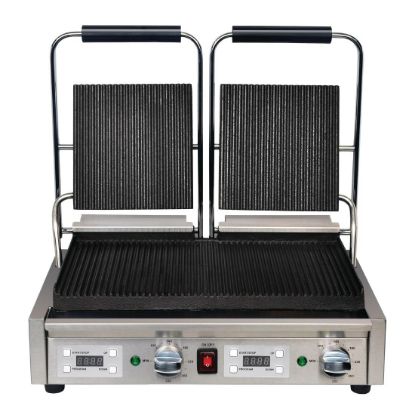 Image de Grill de contact double plaques rainurées - BUFFALO