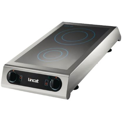 Image de Plaque à induction 2 zones 3000W - LINCAT