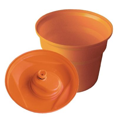 Image de Essoreuse à salade manuelle couvercle étanche 20L - DYNAMIC
