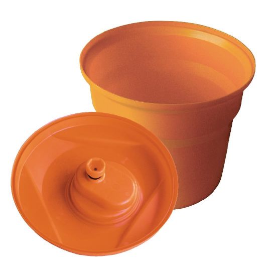 Image de Essoreuse à salade manuelle couvercle étanche 20L - DYNAMIC