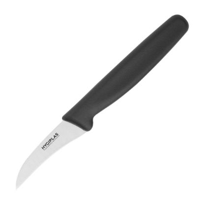 Image de Couteau à éplucher noir 65mm - HYGIPLAS
