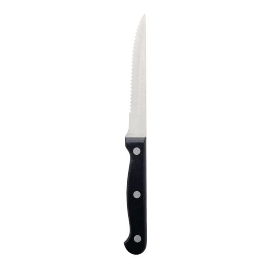 Image de Couteau à viande manche noir Lot de 12 - Olympia