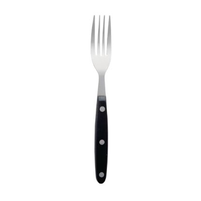 Image de Fourchette à viande manche noir Lot de 12 - Olympia