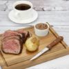 Image de Couteau à viande manche en bois Lot de 12 - Olympia