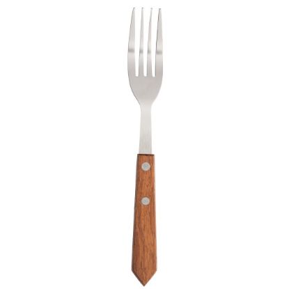 Image de Fourchette à viande manche en bois Lot de 12 - Olympia