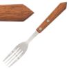 Image de Fourchette à viande manche en bois Lot de 12 - Olympia