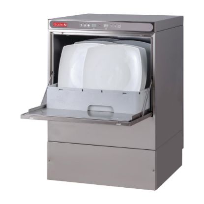 Image de Lave-vaisselle Maestro 50x50 400V avec pompe de vidange doseur détergent et break tank - GASTRO M