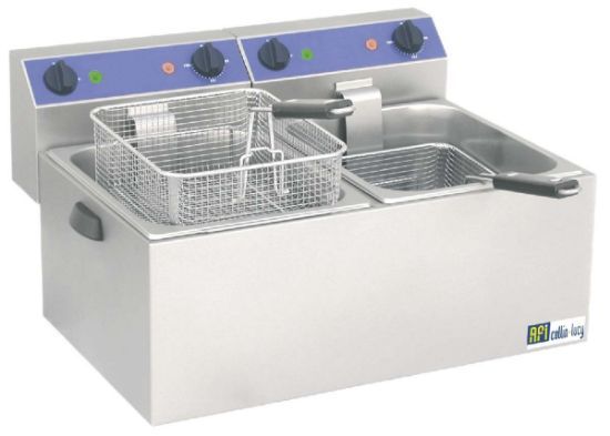 Image de Friteuse de table électrique 2x8L - AFI Collin-Lucy