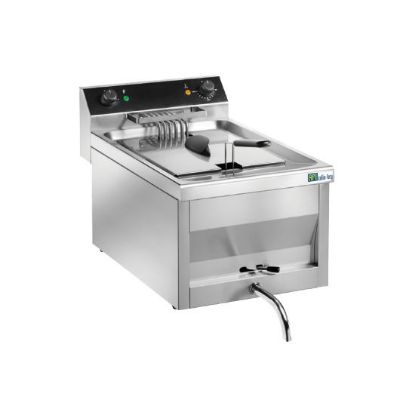 Image de Friteuse de table électrique avec vidange 9L - AFI Collin-Lucy