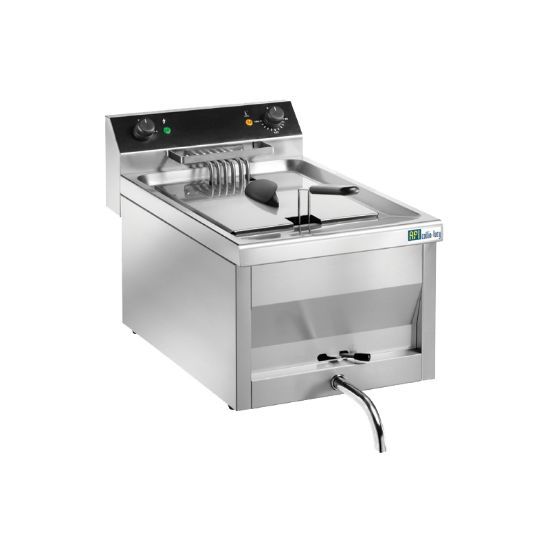 Image de Friteuse de table électrique avec vidange 9L - AFI Collin-Lucy