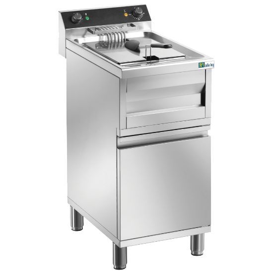 Image de Friteuse électrique sur coffre avec vidange 9L - AFI Collin-Lucy 