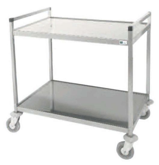 Image de Chariot de service 2 plateaux 800mm de longueur - AFI Collin-Lucy