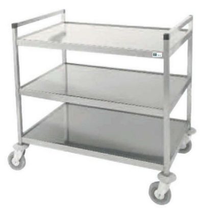 Image de Chariot de service 3 plateaux 800mm de longueur - AFI Collin-Lucy