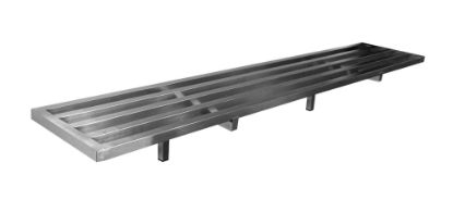 Image de Etagère murale tubulaire en Inox ferritique -  Profondeur 300 mm 