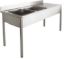 Image de Plonge inox série 600 avec bacs de 400x500x300 - AFI Collin Lucy