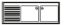 Image de Plonge inox avec emplacement pour le lave-vaisselle série 700 2 bacs 500x500x300mm et 1 égouttoir G - AFI Collin-Lucy