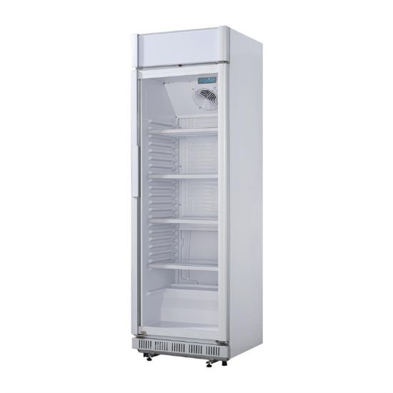 Image de Armoire réfrigérée 1 porte vitrée avec caisson lumineux Série C 346L - Polar