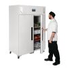 Image de Armoire réfrigérée négative GN double porte blanche Série G 1200L - Polar
