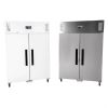 Image de Armoire réfrigérée négative GN double porte blanche Série G 1200L - Polar