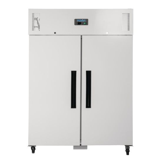Image de Armoire réfrigérée négative GN double porte blanche Série G 1200L - Polar