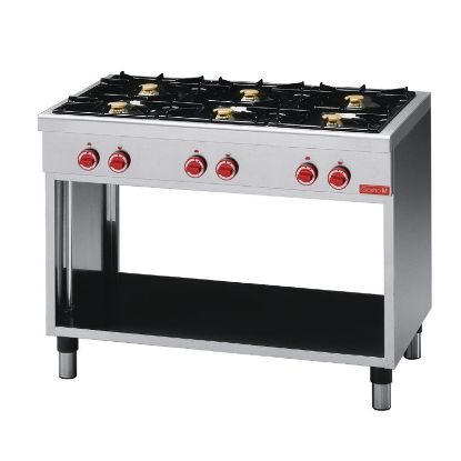 Image de 6 feux vifs gaz éco CEG 110 - GASTRO M